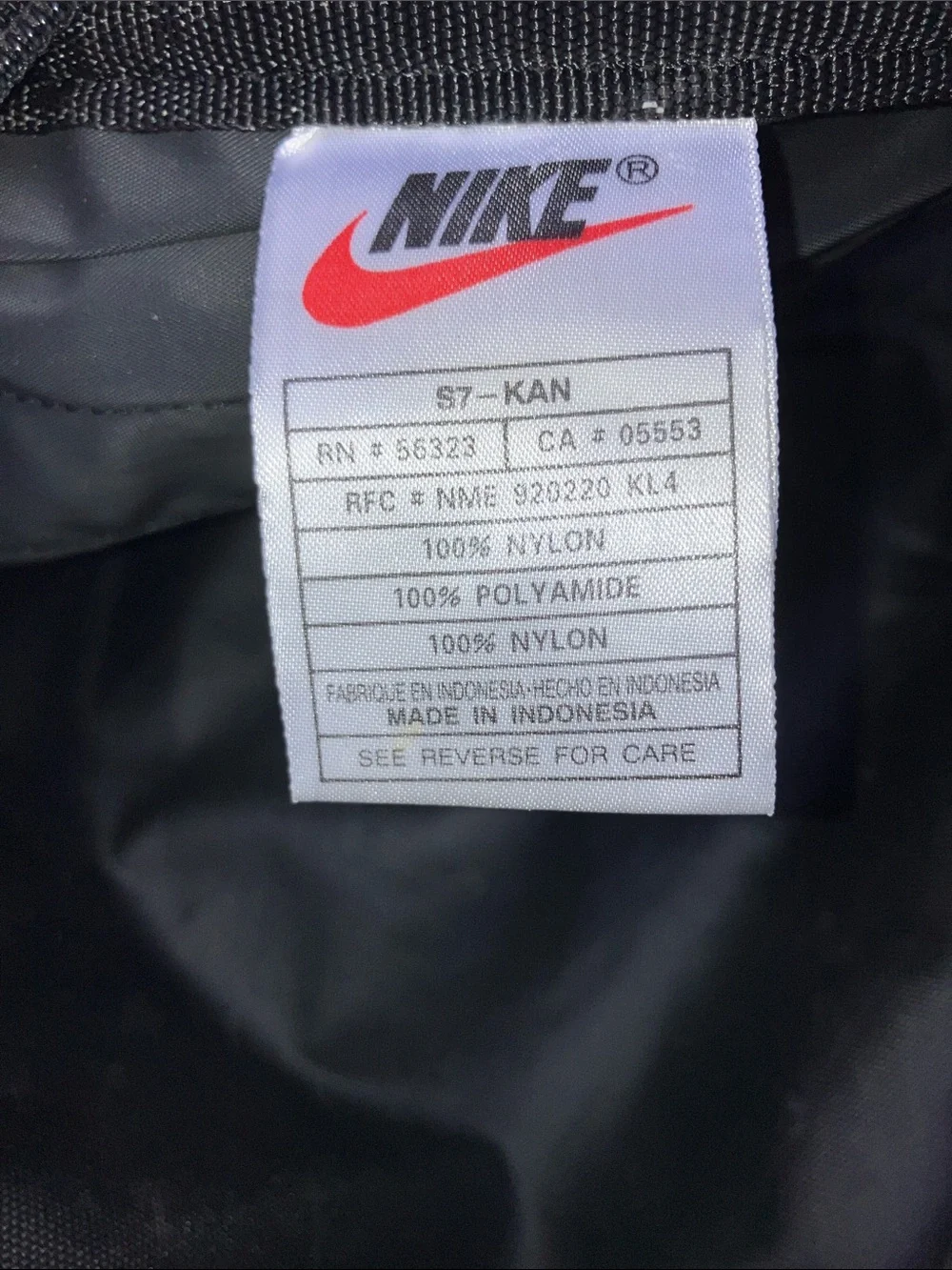 Nike lightweight duffel